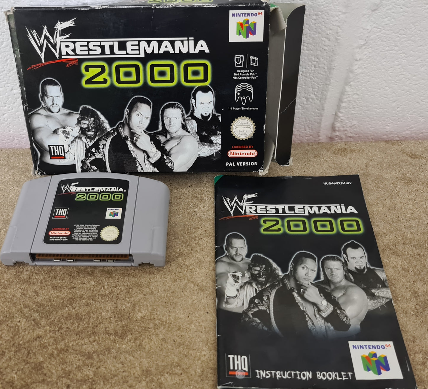 WWF Wrestlemania 2000 Nintendo 64 (N64) Game