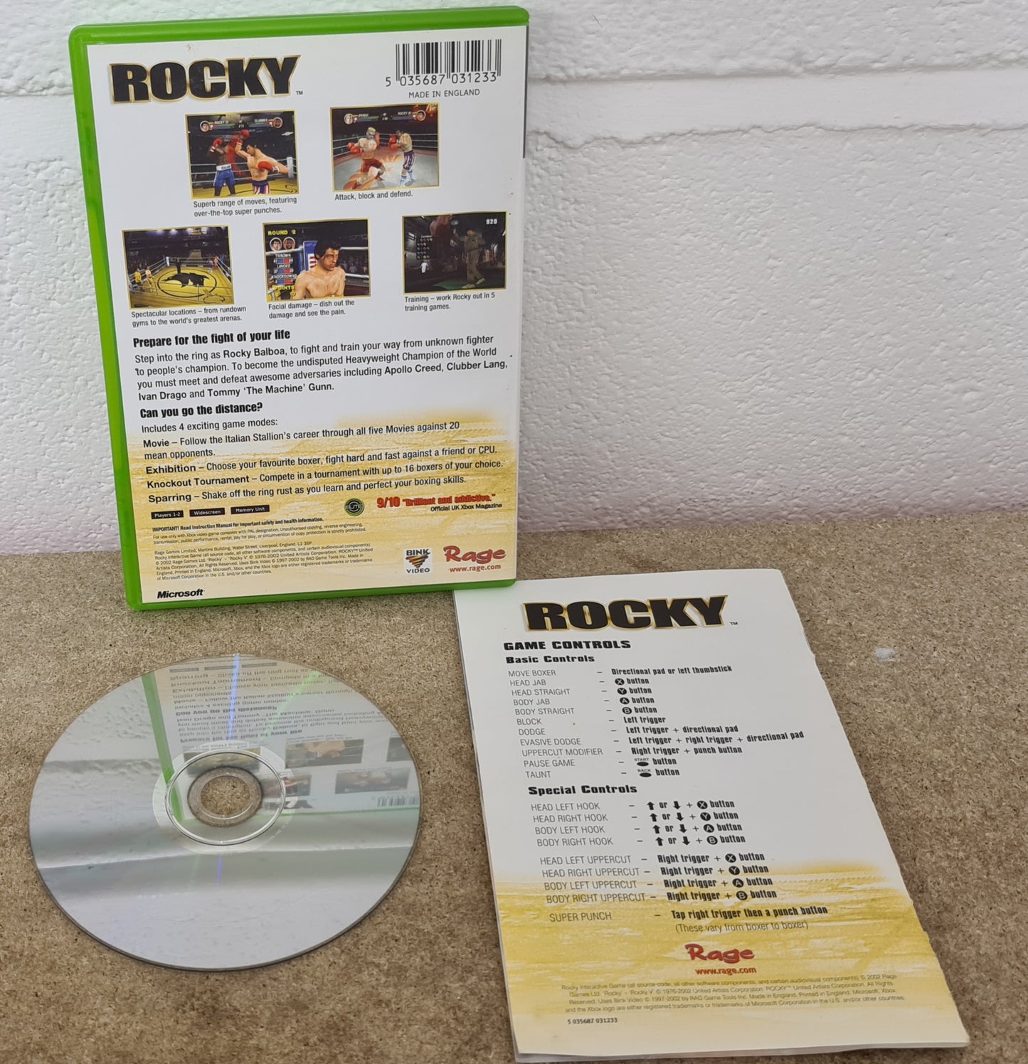 Rocky Microsoft Xbox Game