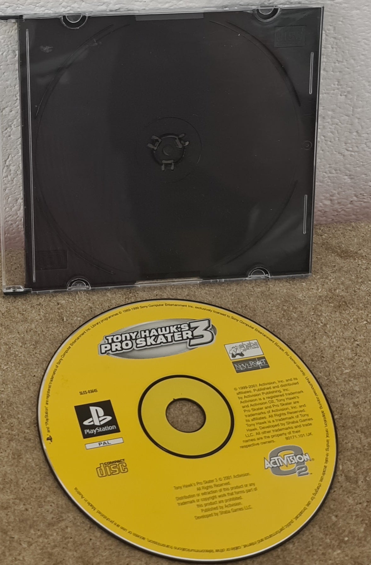 Tony Hawk's Pro Skater 3 Sony Playstation 1 (PS1) Game Disc Only