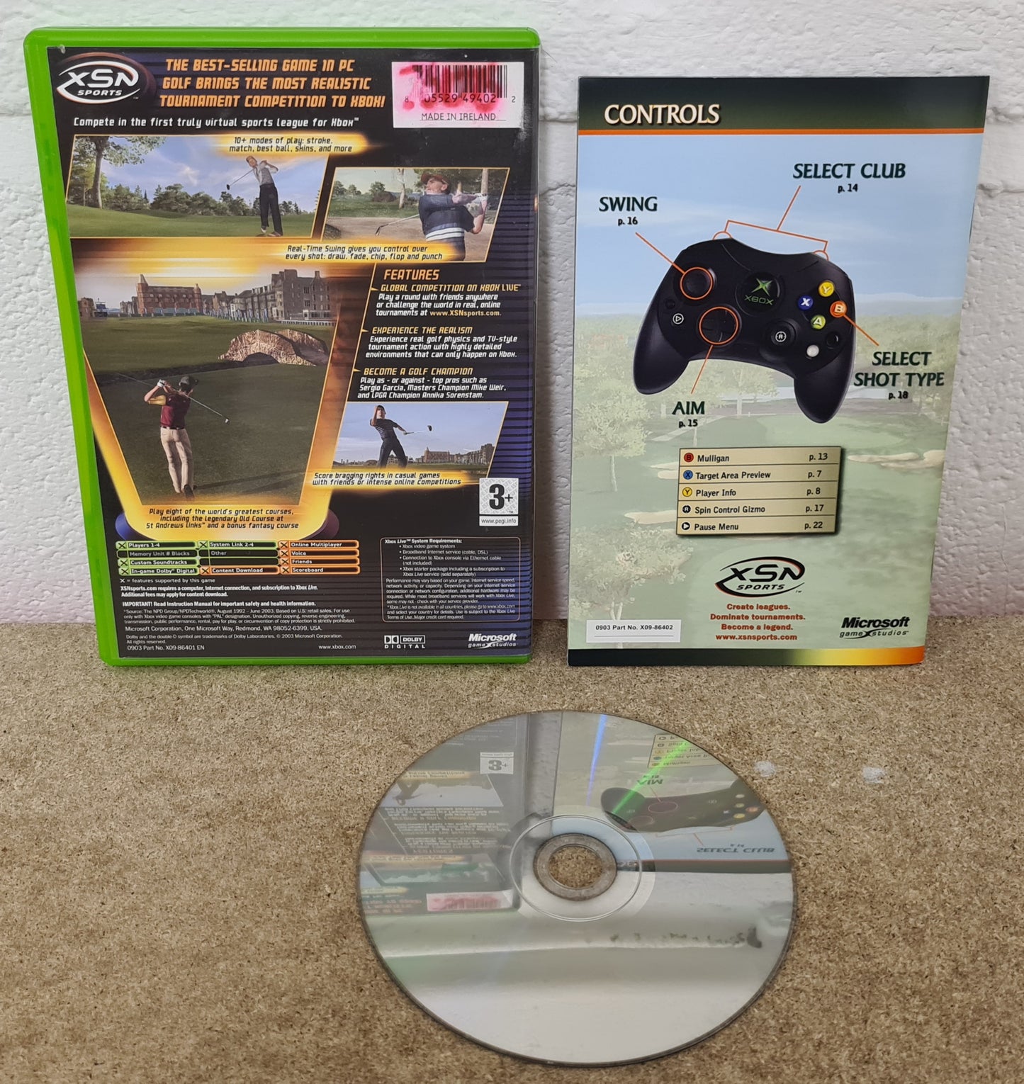 Links 2004 Microsoft Xbox Game