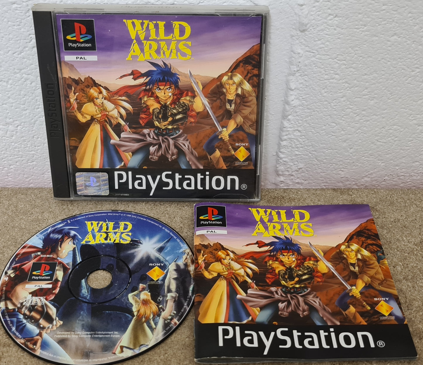 Wild Arms Black Label Sony Playstation 1 (PS1)