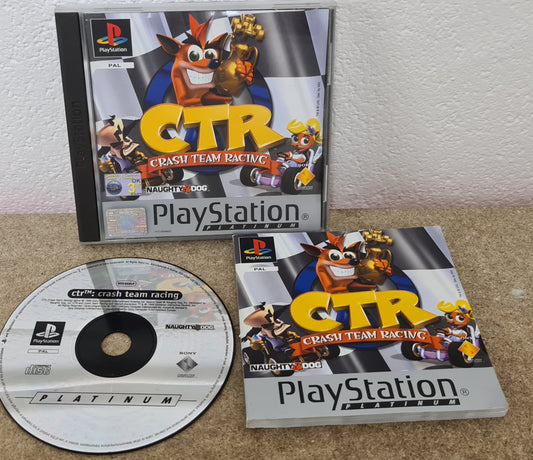 Crash Team Racing Platinum Sony Playstation 1 (PS1) Game