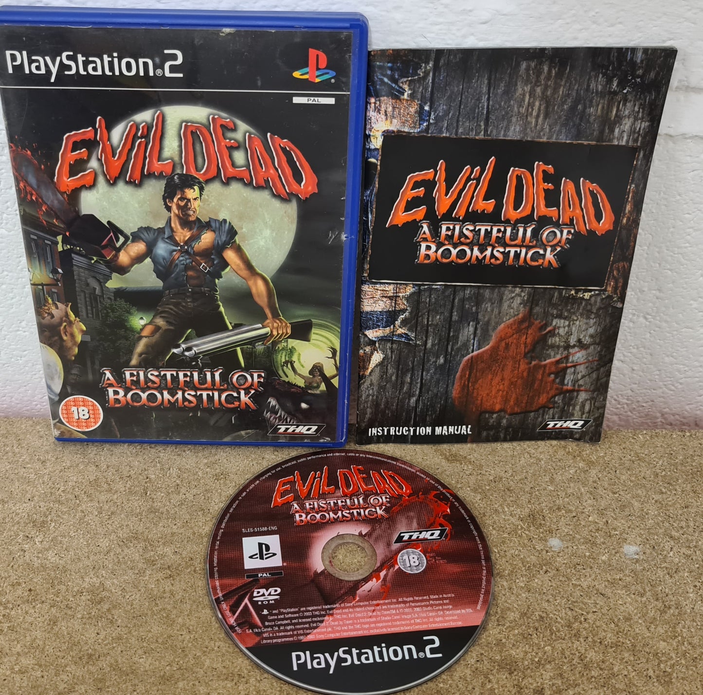Evil Dead: A fistful of Boomstick Sony Playstation 2 (PS2) Game