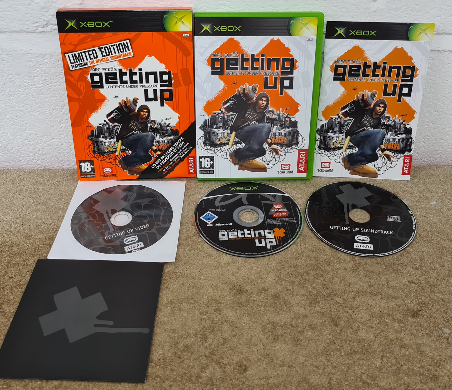 Getting Up Limited Edition Microsoft Xbox Game