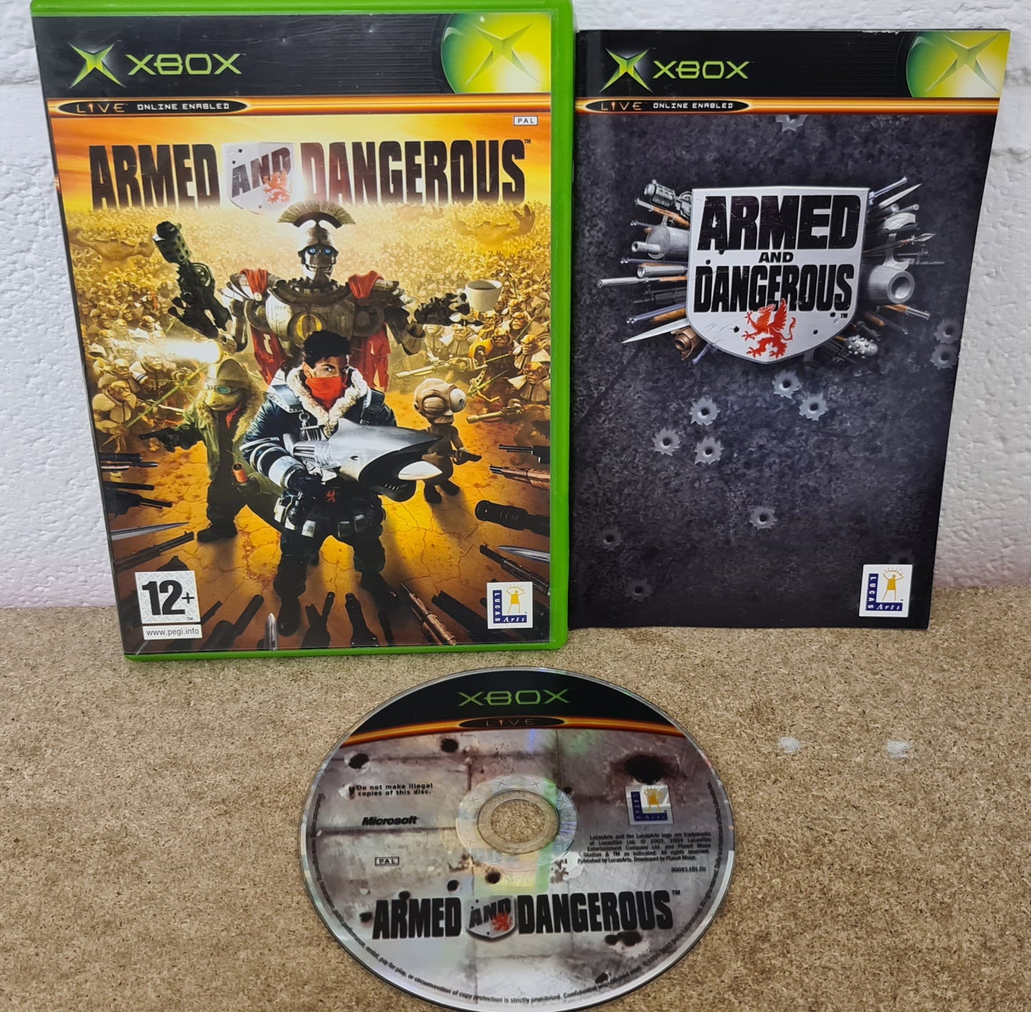Armed and Dangerous Microsoft Xbox Game