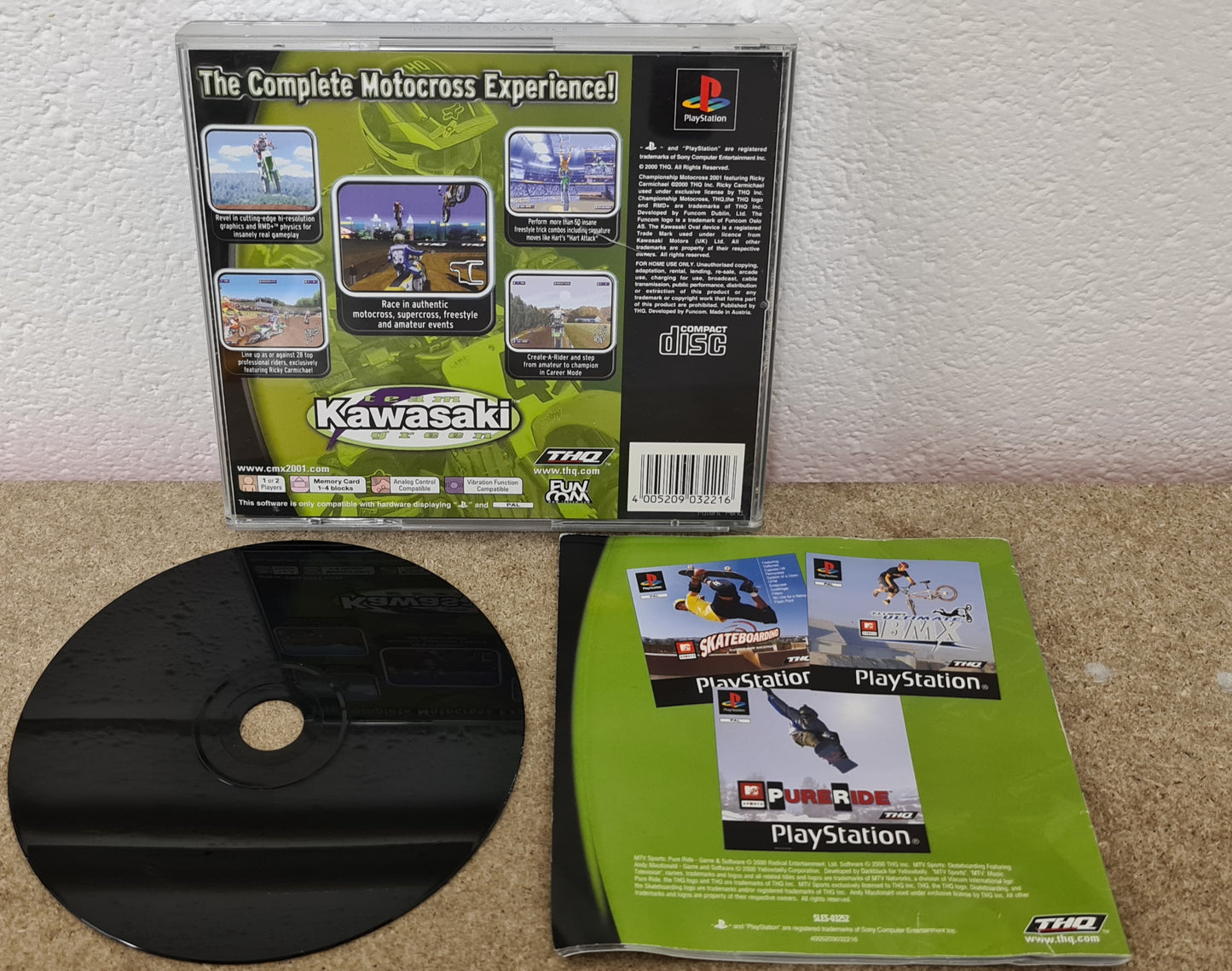 Championship Motocross 2001 Sony Playstation 1 (PS1) Game