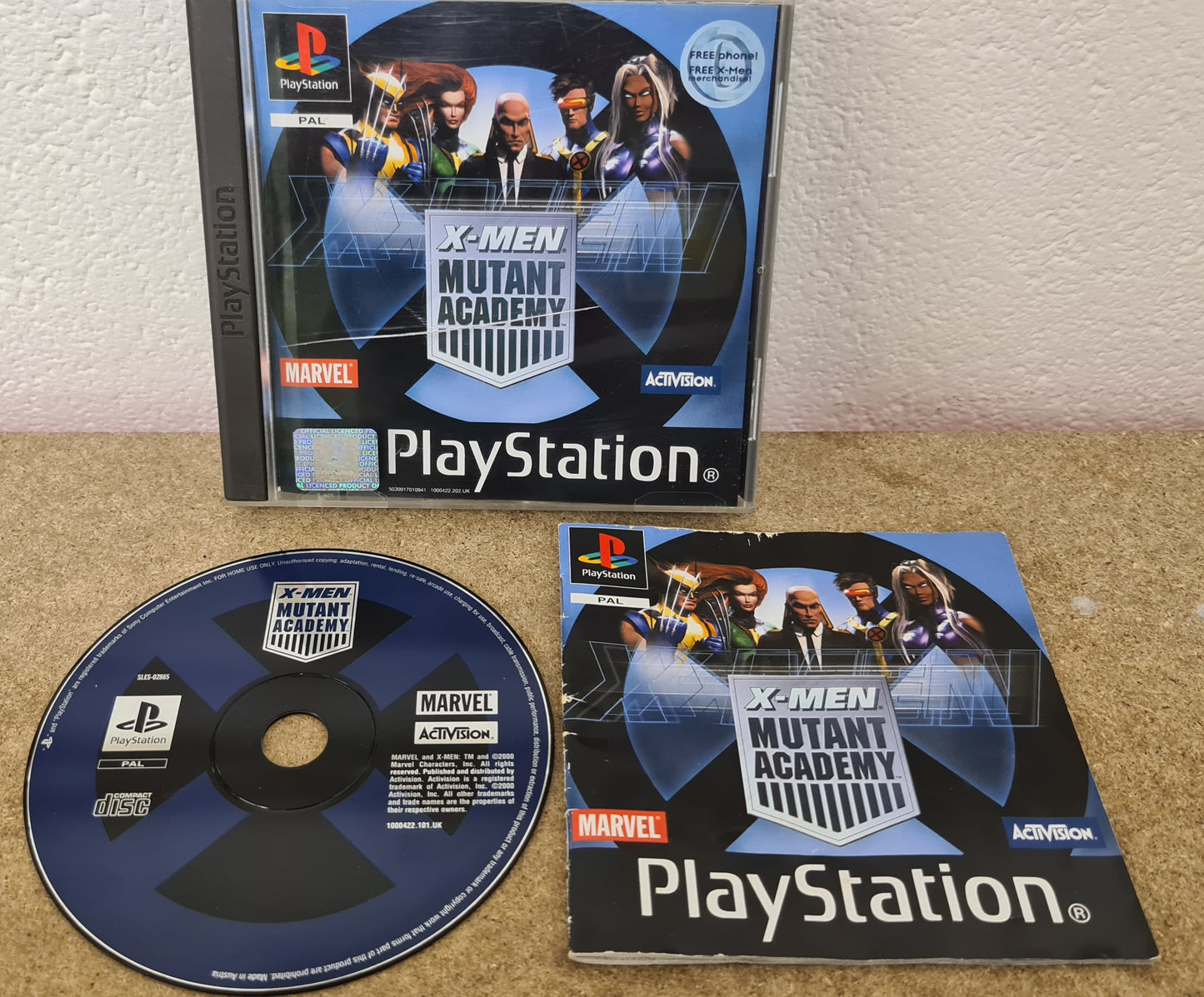 X-Men Mutant Academy Sony Playstation 1 (PS1) Game