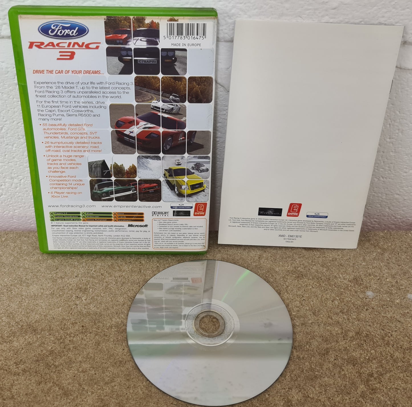 Ford Racing 3 Microsoft Xbox Game