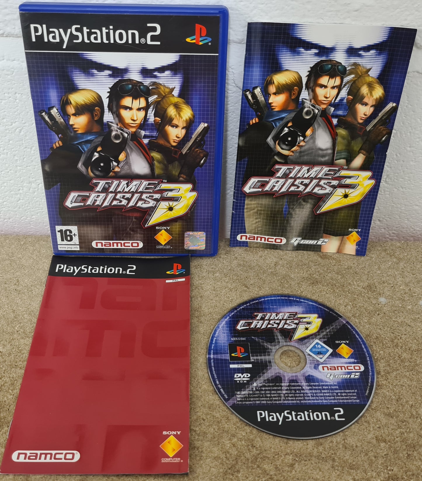 Time Crisis 3 Sony Playstation 2 (PS2) Game