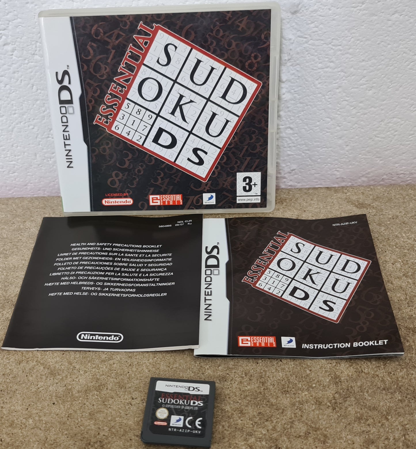 Essential Sudoku Nintendo DS Game