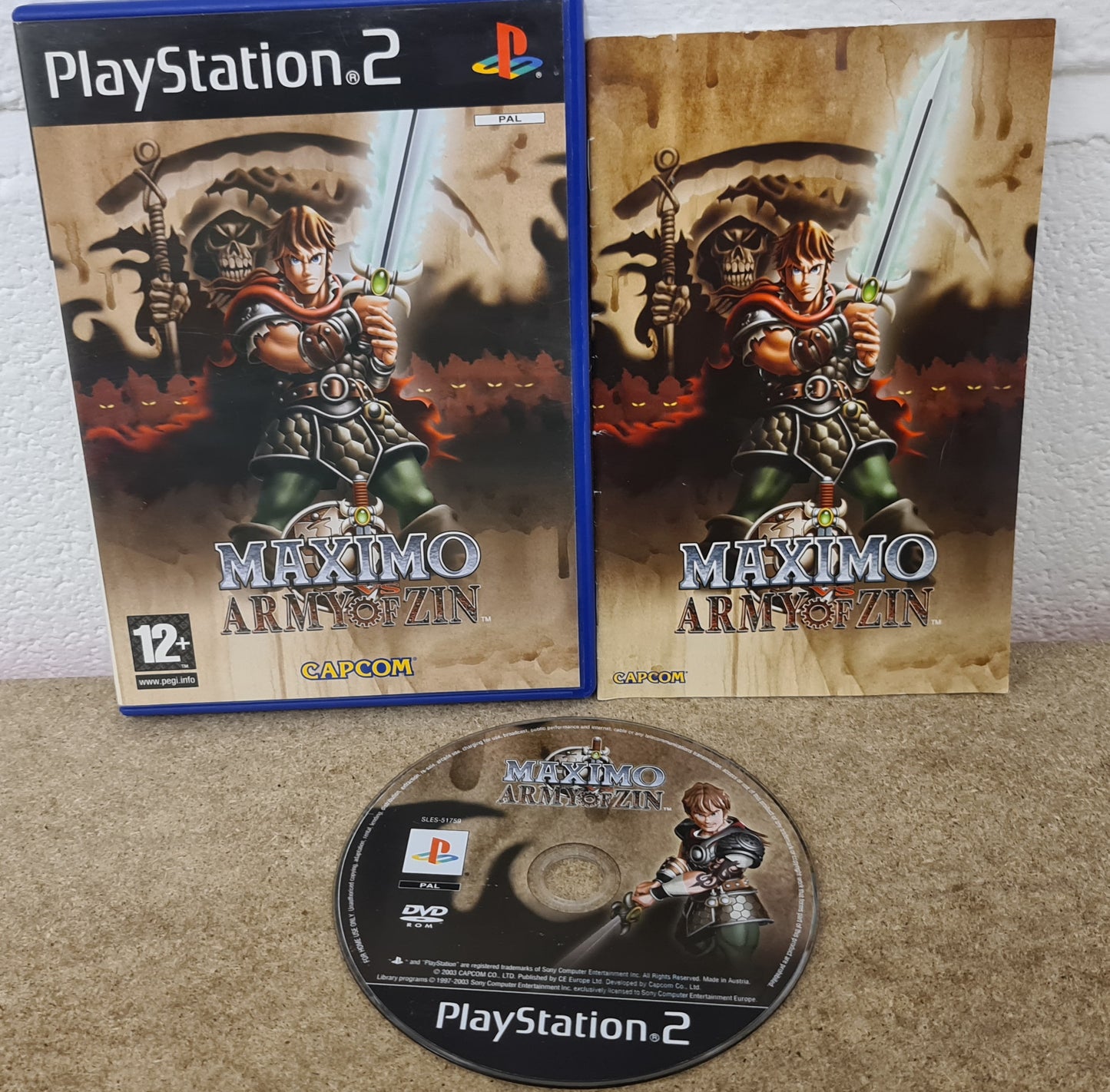 Maximo Vs Army of Zin Sony Playstation 2 (PS2) Game