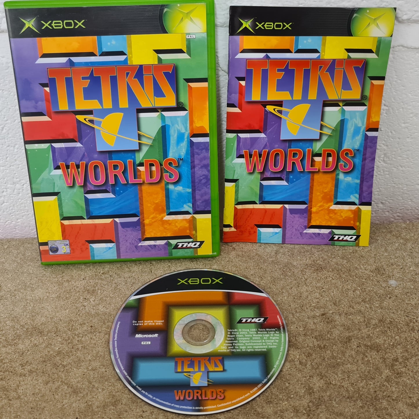 Tetris Worlds Microsoft Xbox Game