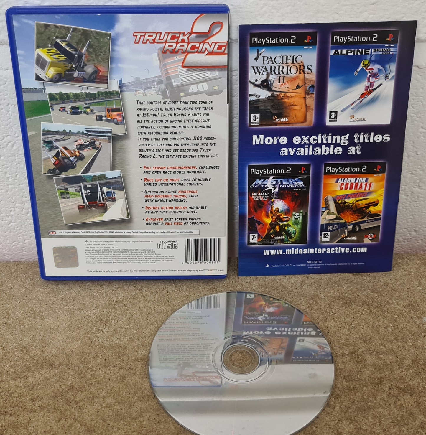 Truck Racing 2 Sony Playstation 2 (PS2) Game