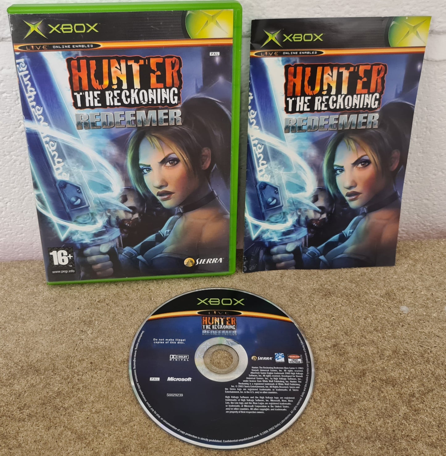 Hunter the Reckoning Redeemer Microsoft Xbox Game