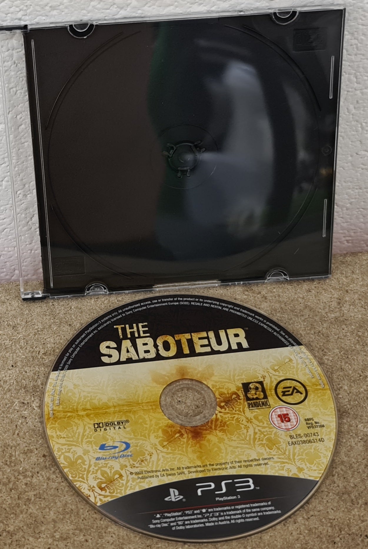 The Saboteur Sony Playstation 3 (PS3) Game Disc Only