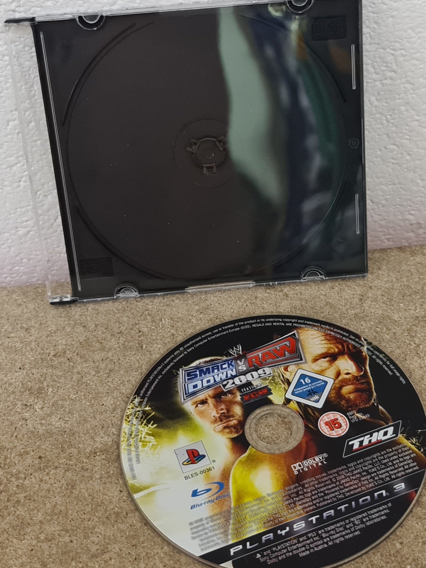 WWE Smackdown VS Raw 2009 Sony Playstation 3 (PS3) Game Disc Only