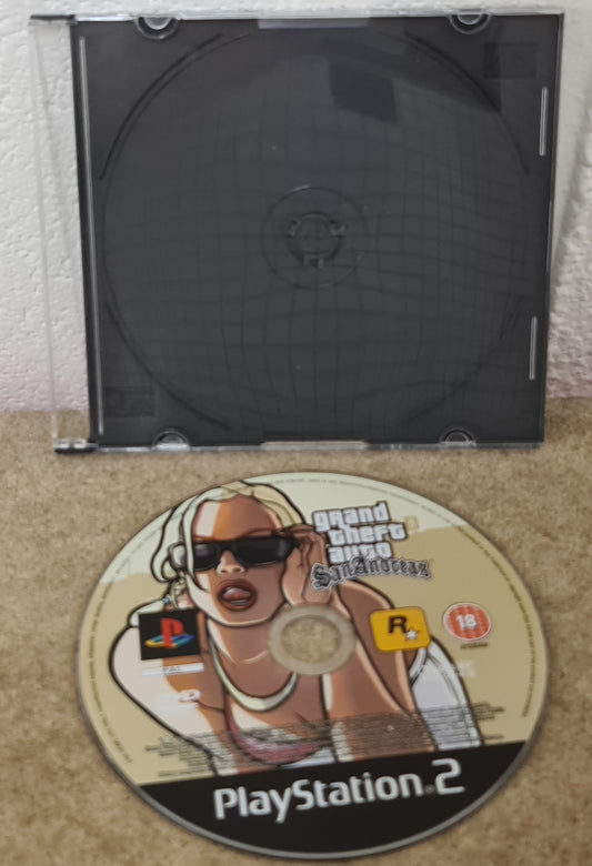 Grand Theft Auto San Andreas Sony Playstation 2 (PS2) Game Disc Only