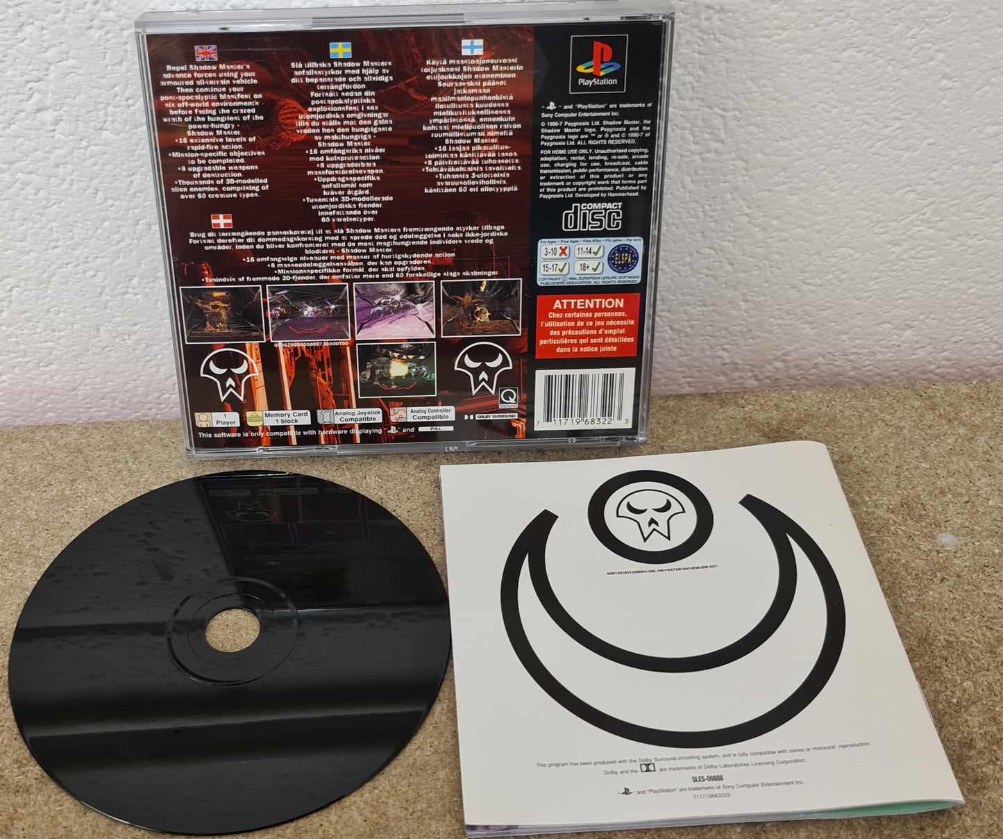 Shadow Master Sony Playstation 1 (PS1) Game