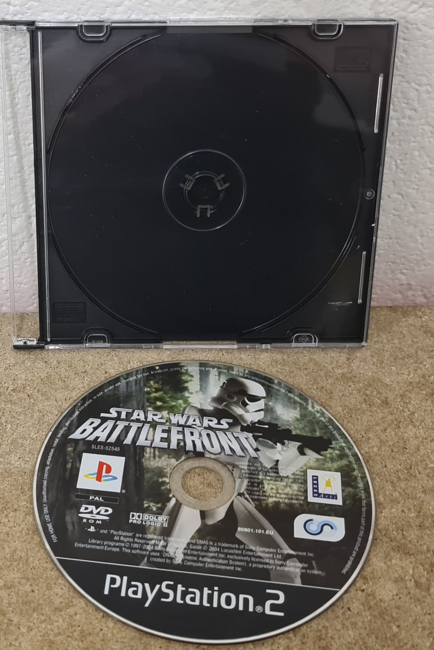 Star Wars Battlefront Sony Playstation 2 (PS2) Game Disc Only