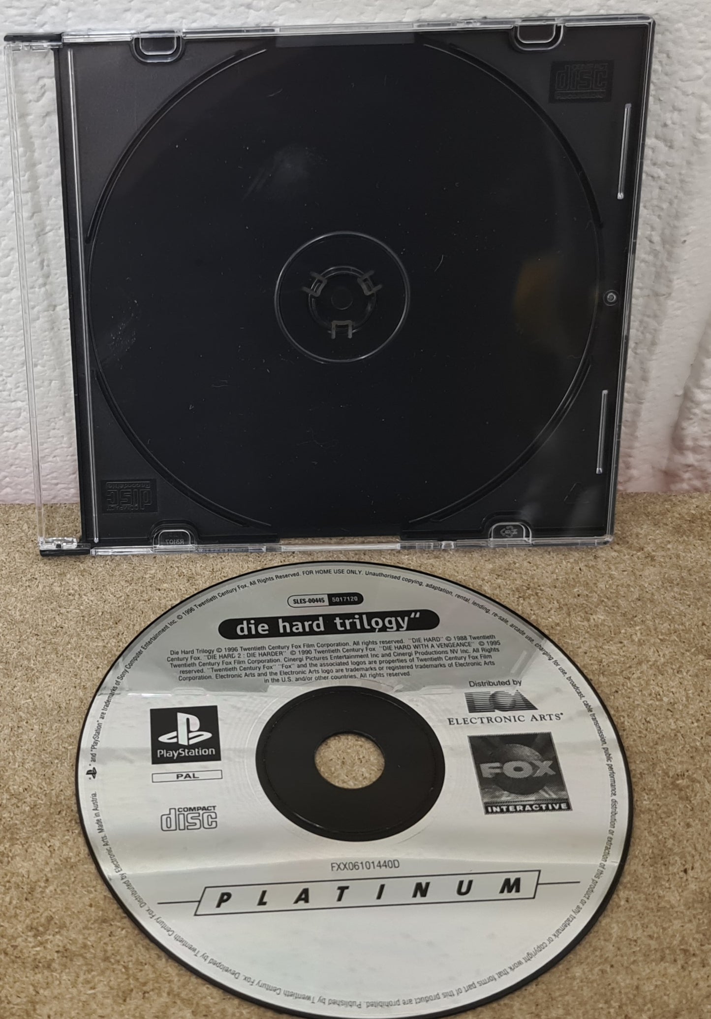 Die Hard Trilogy Sony Playstation 1 (PS1) Game Disc Only