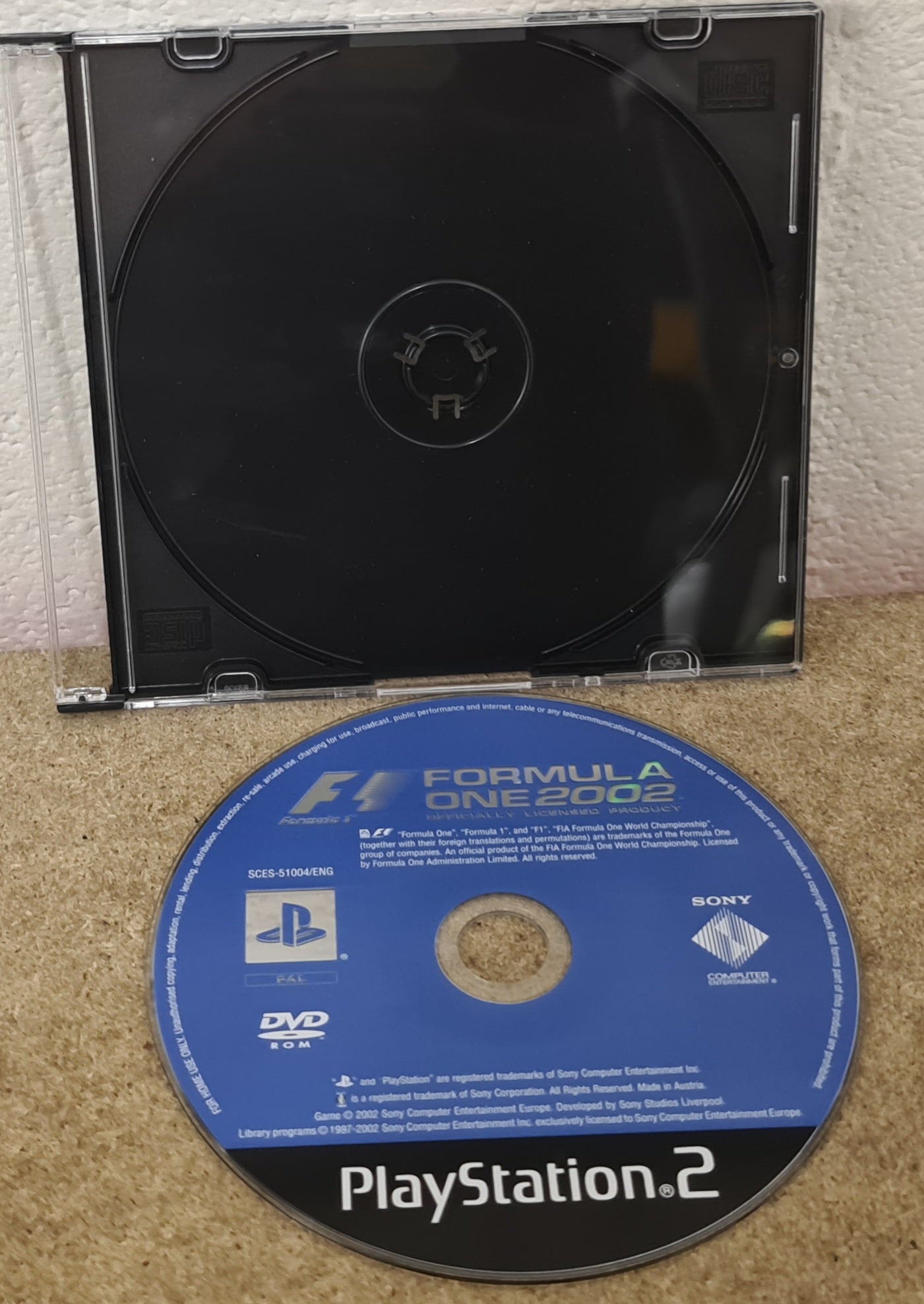 Formula One 2002 Sony Playstation 2 (PS2) Game Disc Only