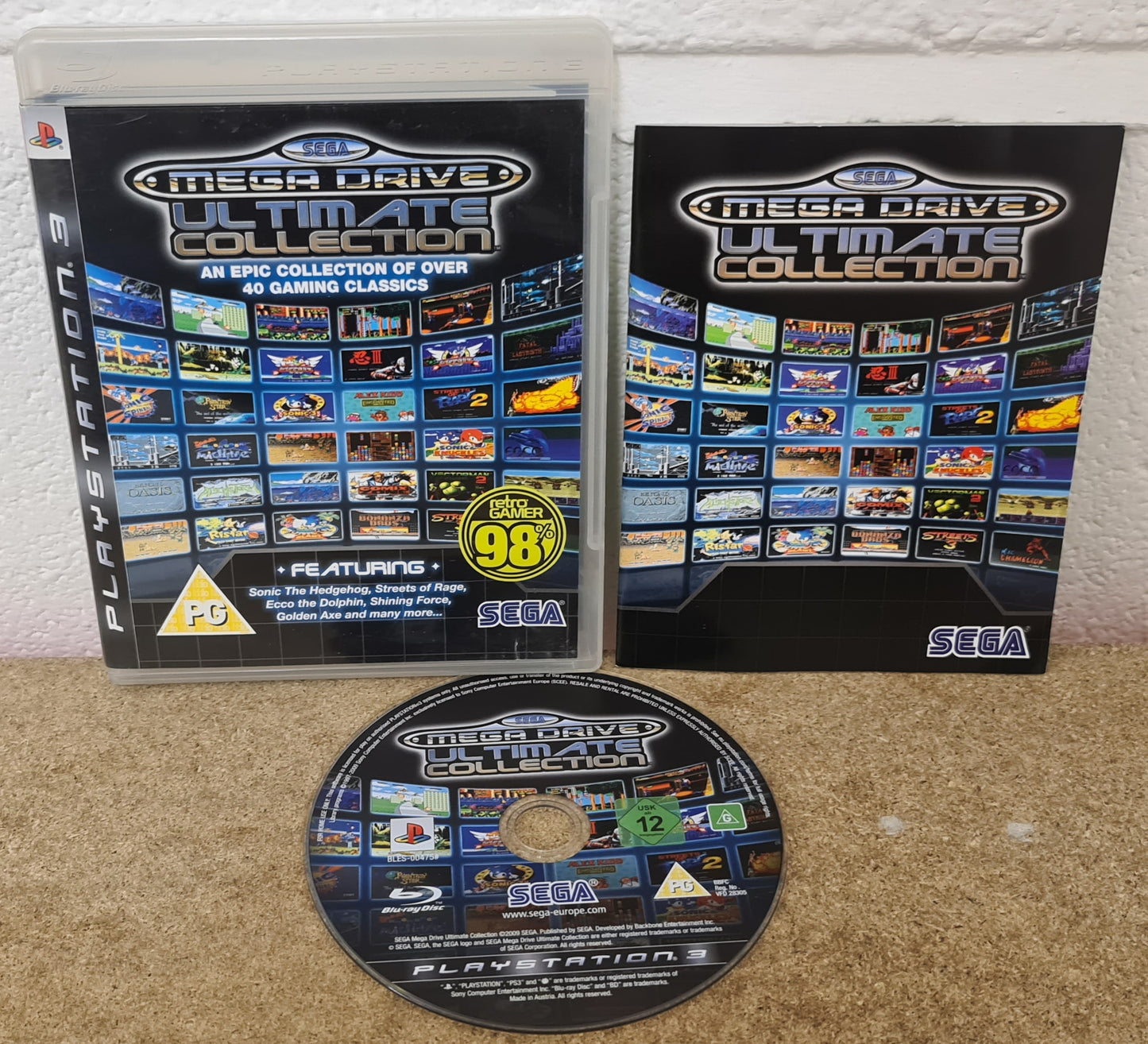 Sega Mega Drive Ultimate Collection Sony Playstation 3 (PS3) Game