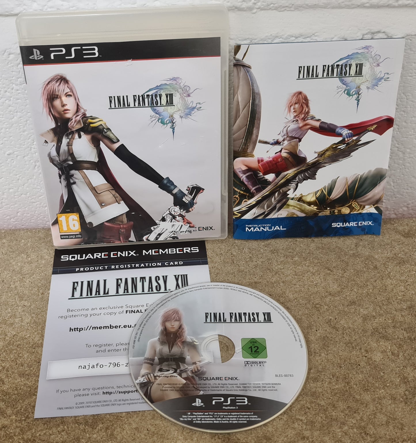 Final Fantasy XIII Sony Playstation 3 (PS3) Game