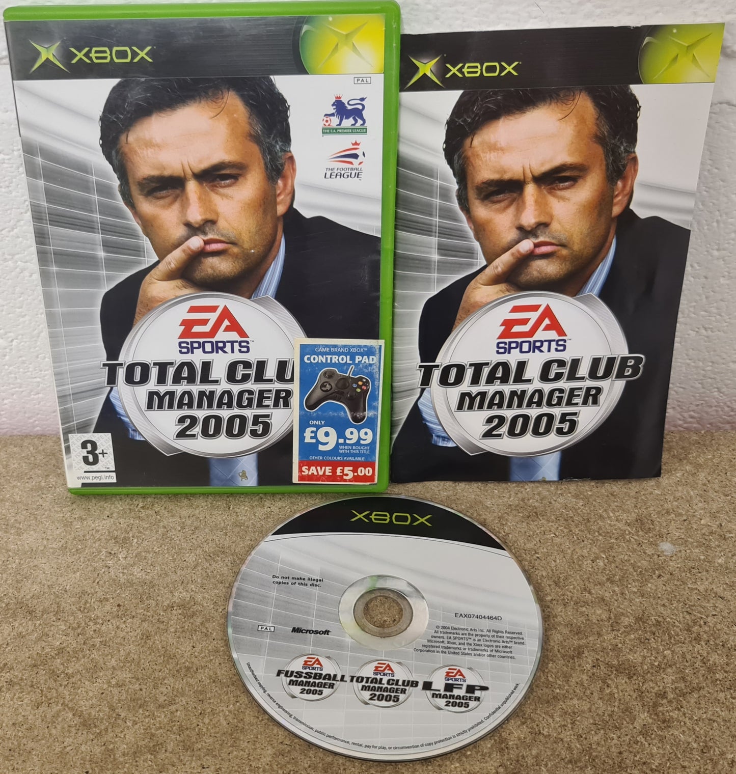 Total Club Manager 2005 Microsoft Xbox Game