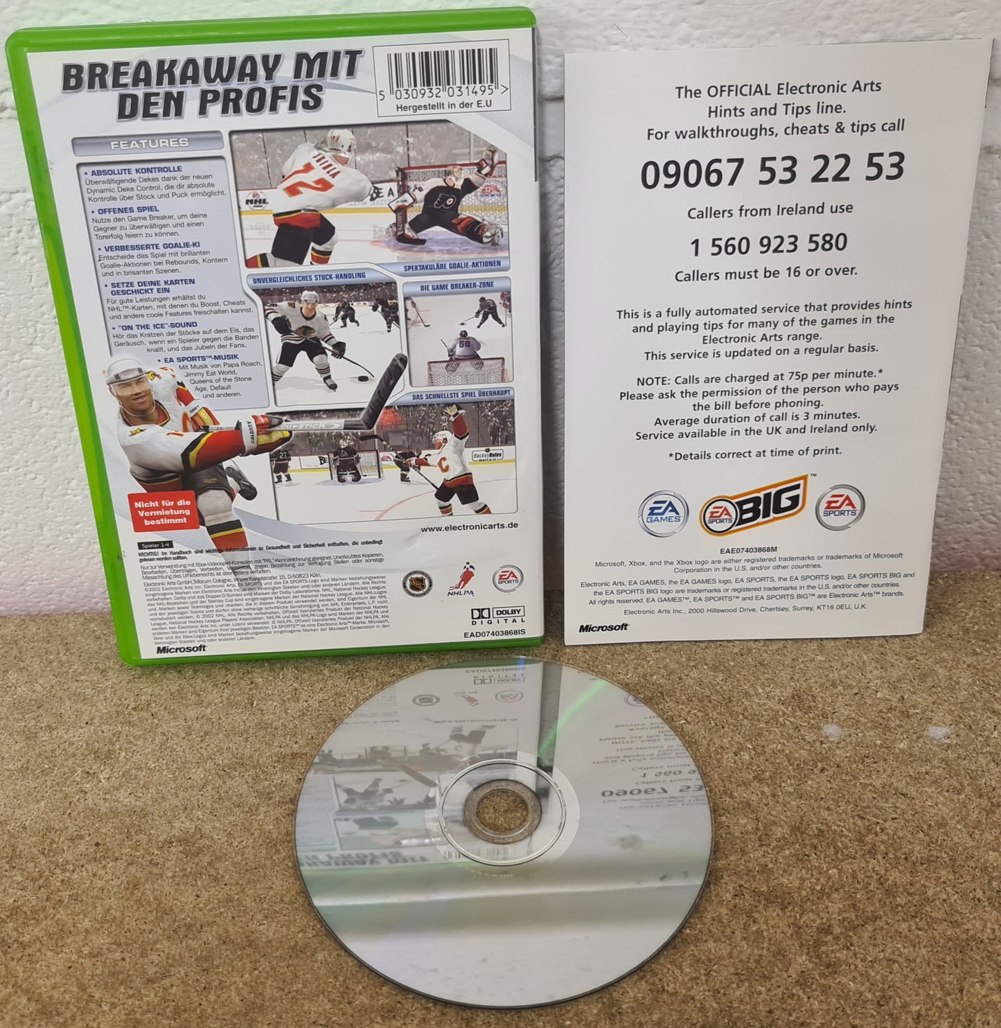 NHL 2003 Microsoft Xbox Game