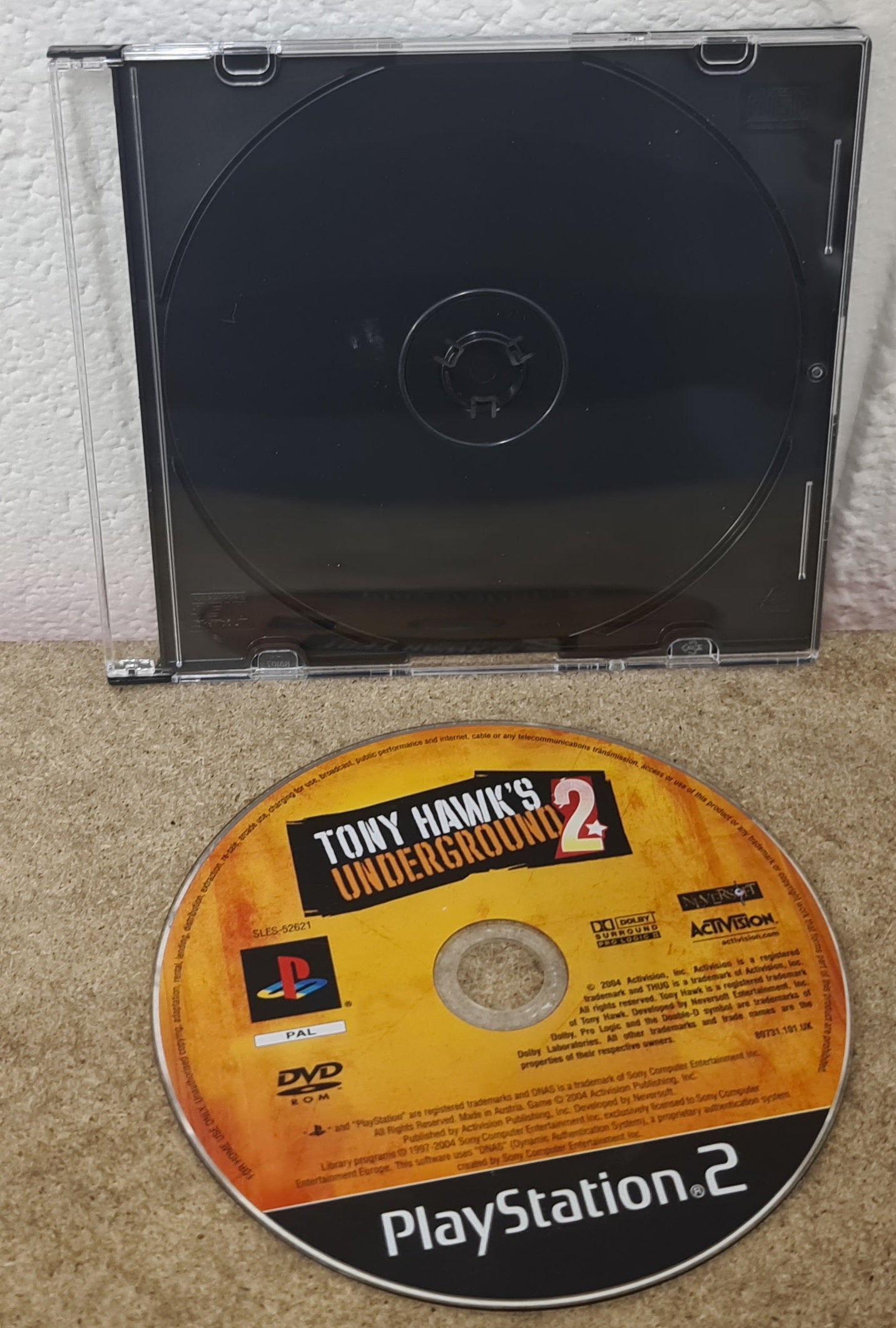 Tony Hawk's Underground 2 Sony Playstation 2 (PS2) Game Disc Only