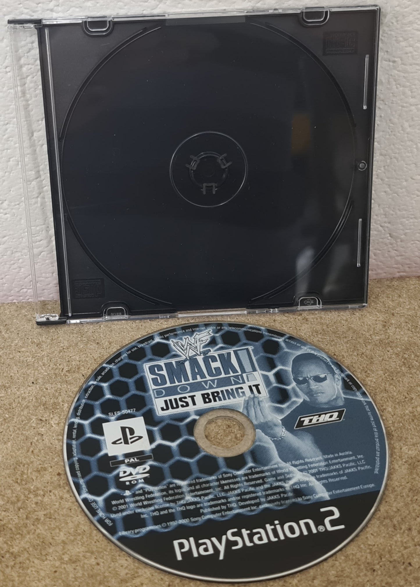WWF Smackdown Just Bring It Sony Playstation 2 (PS2) Game Disc Only