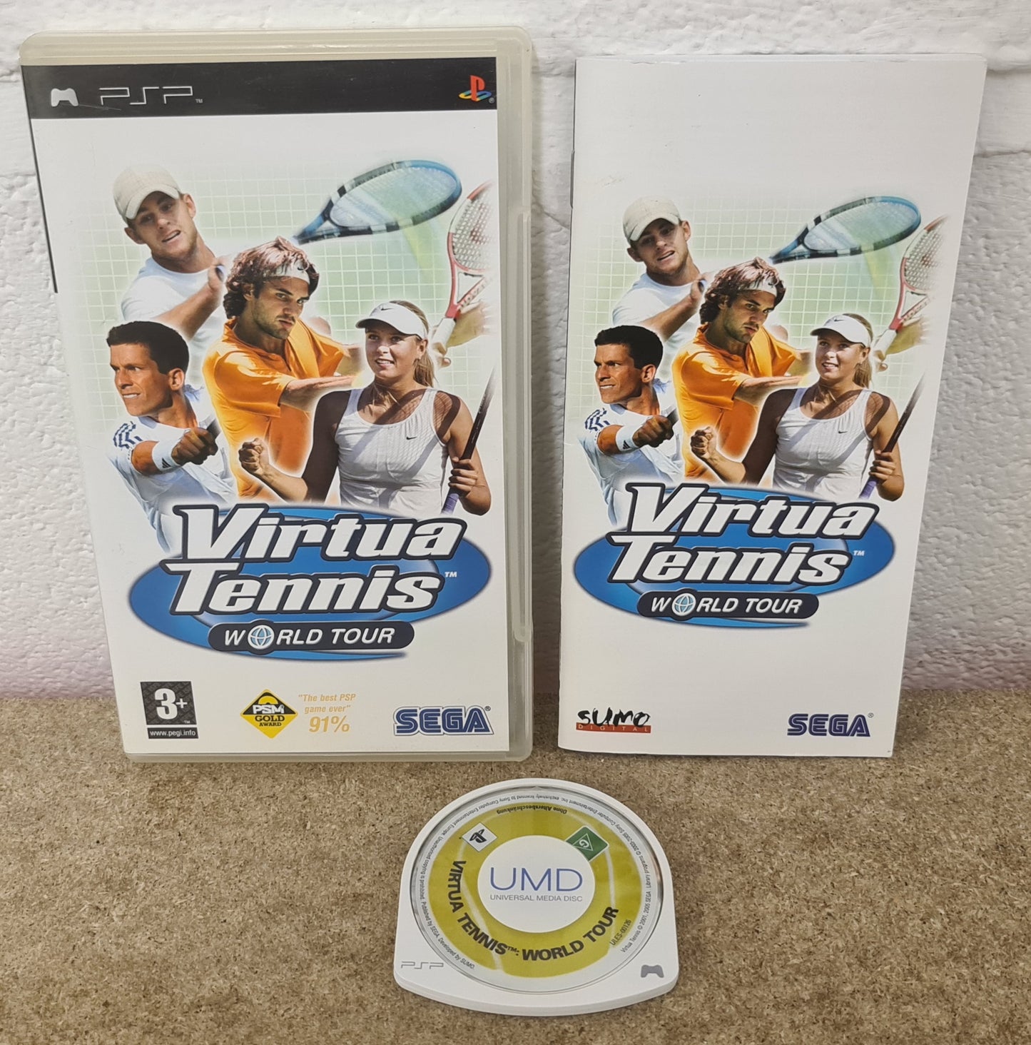 Virtua Tennis World Tour Sony PSP Game