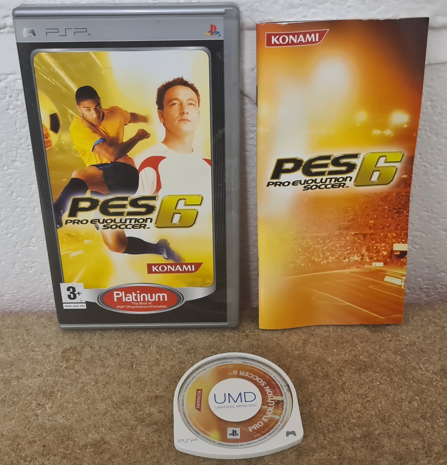 PES Pro Evolution Soccer 6 Platinum Sony PSP Game