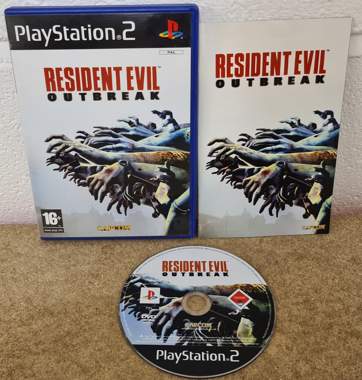 Resident Evil Outbreak Sony Playstation 2 (PS2) Game