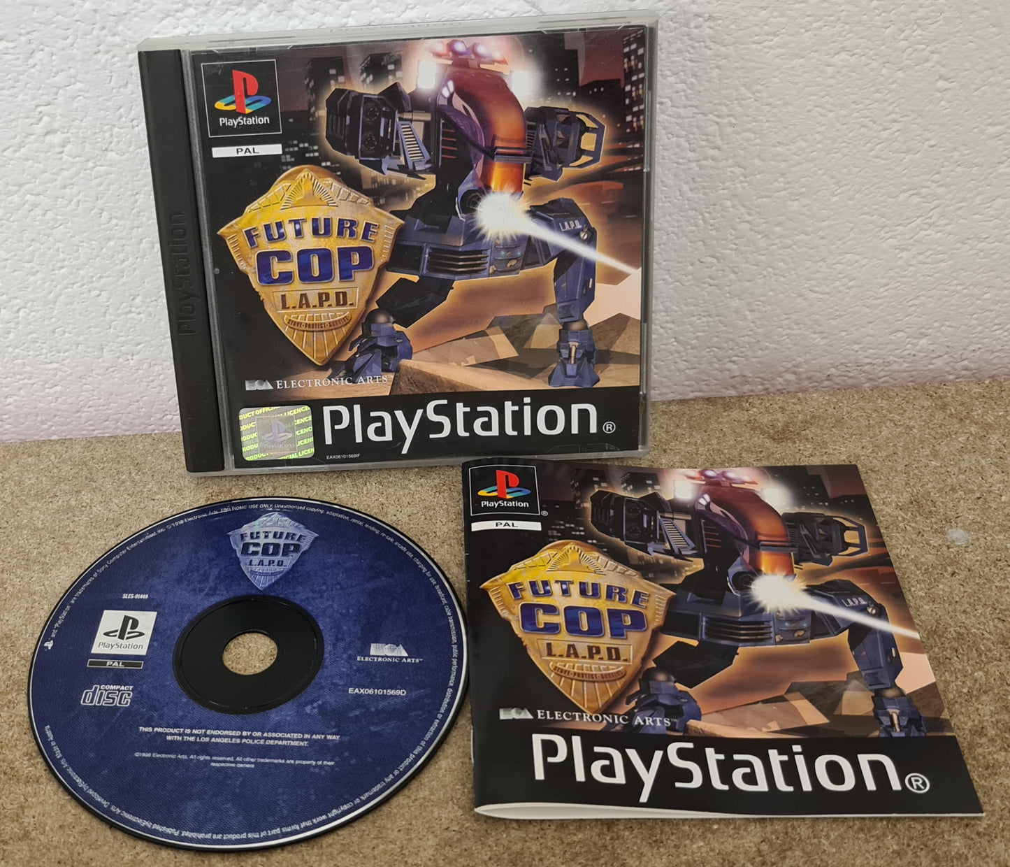 Future Cop L.A.P.D Sony Playstation 1 (PS1) Game