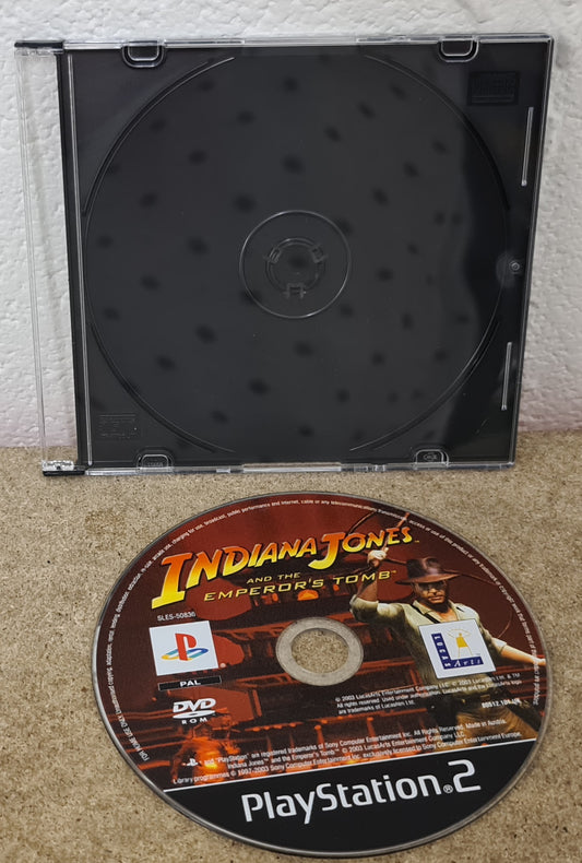 Indiana Jones Emperor's Tomb Sony Playstation 2 (PS2) Game Disc Only
