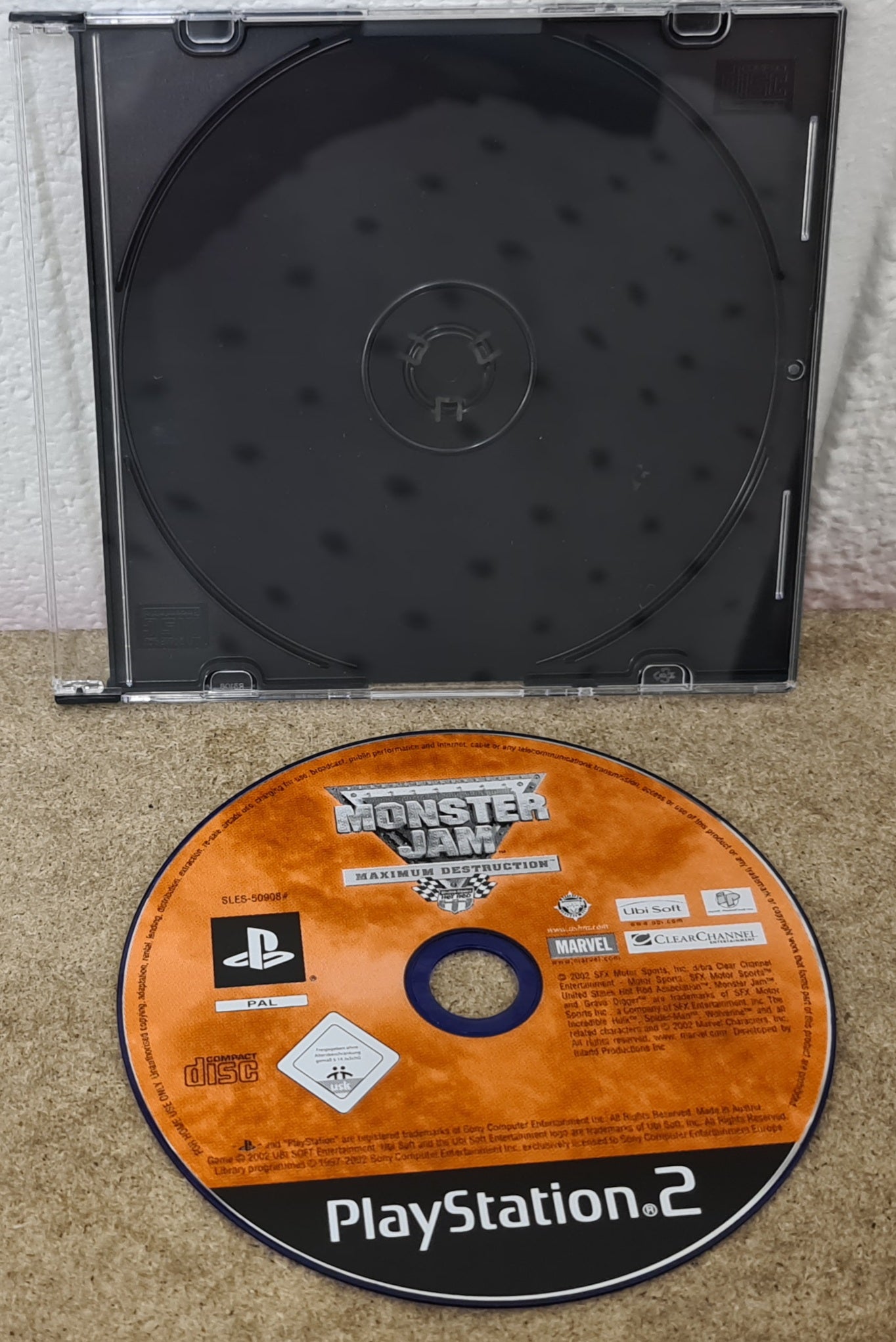 Monster Jam Maximum Destruction Sony Playtstation 2 (PS2) Game Disc Only