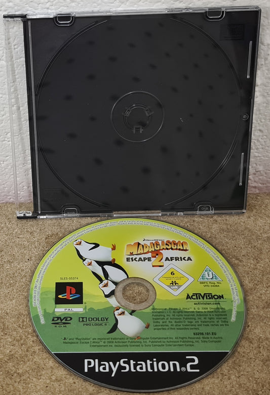 Madagascar Escape 2 Africa Sony Playstation 2 (PS2) Game Disc Only