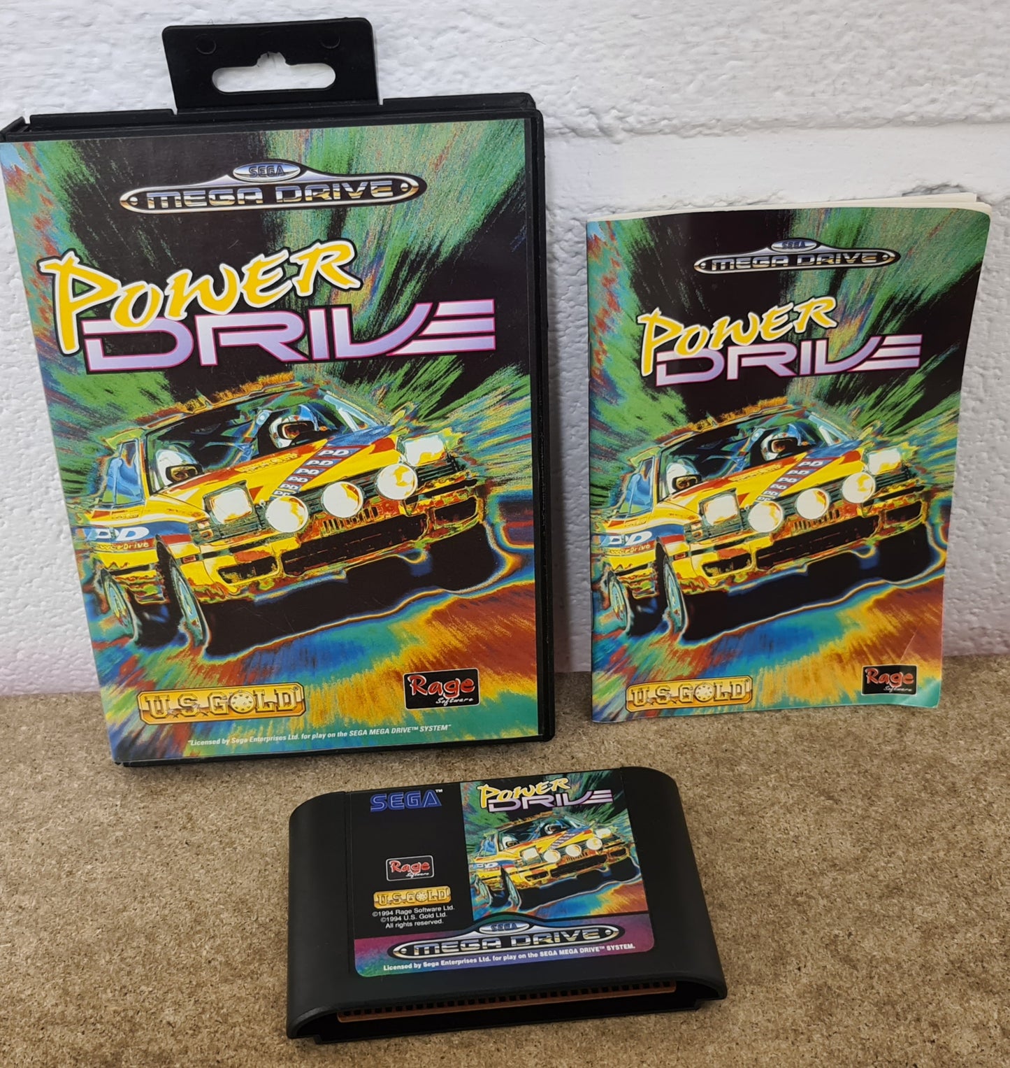Power Drive Sega Mega Drive Game