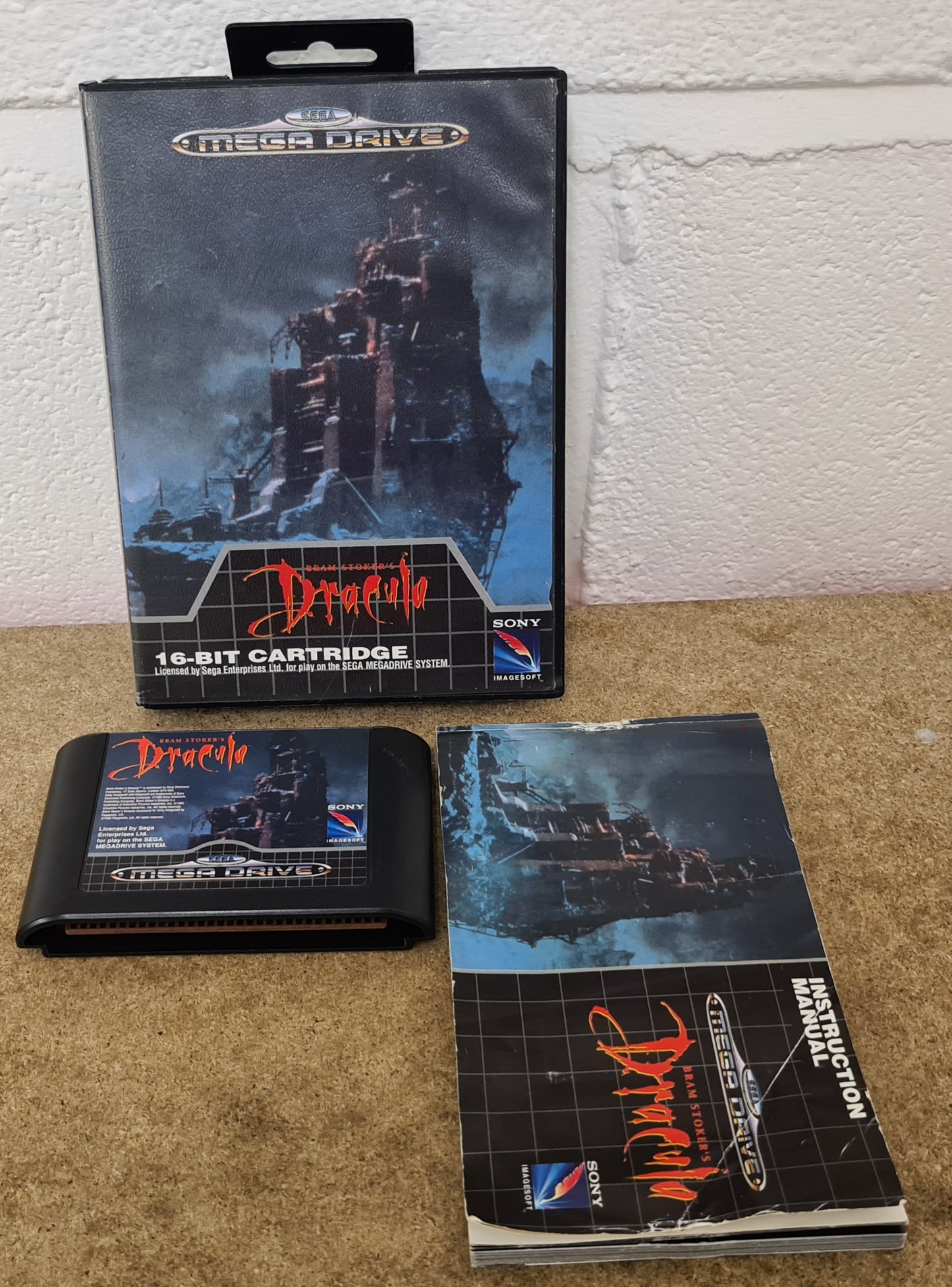 Dracula Sega Mega Drive RARE Game