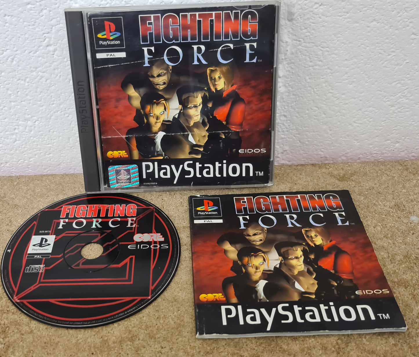 Fighting Force Sony Playstation 1 (PS1) Game