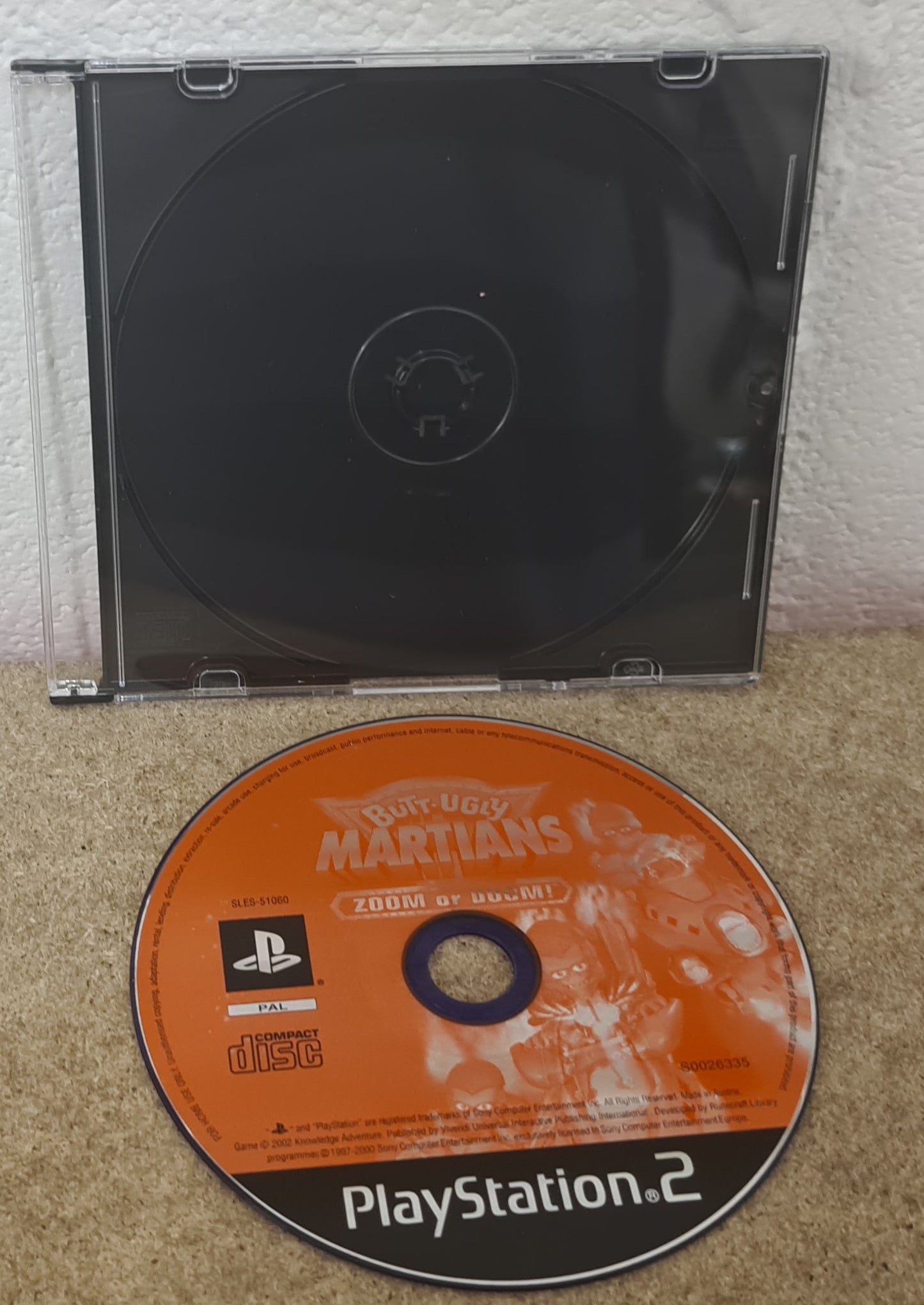 Butt-Ugly Martians Zoom or Doom Sony Playstation 2 (PS2) Game Disc Only