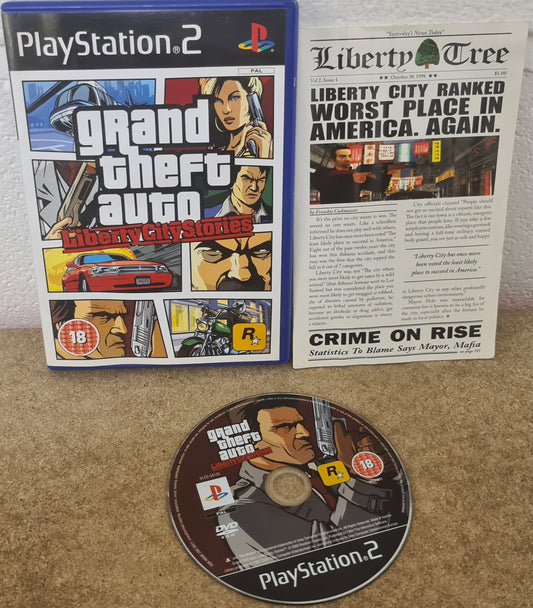 Grand Theft Auto Liberty City Stories No Map Sony Playstation 2 (PS2) Game