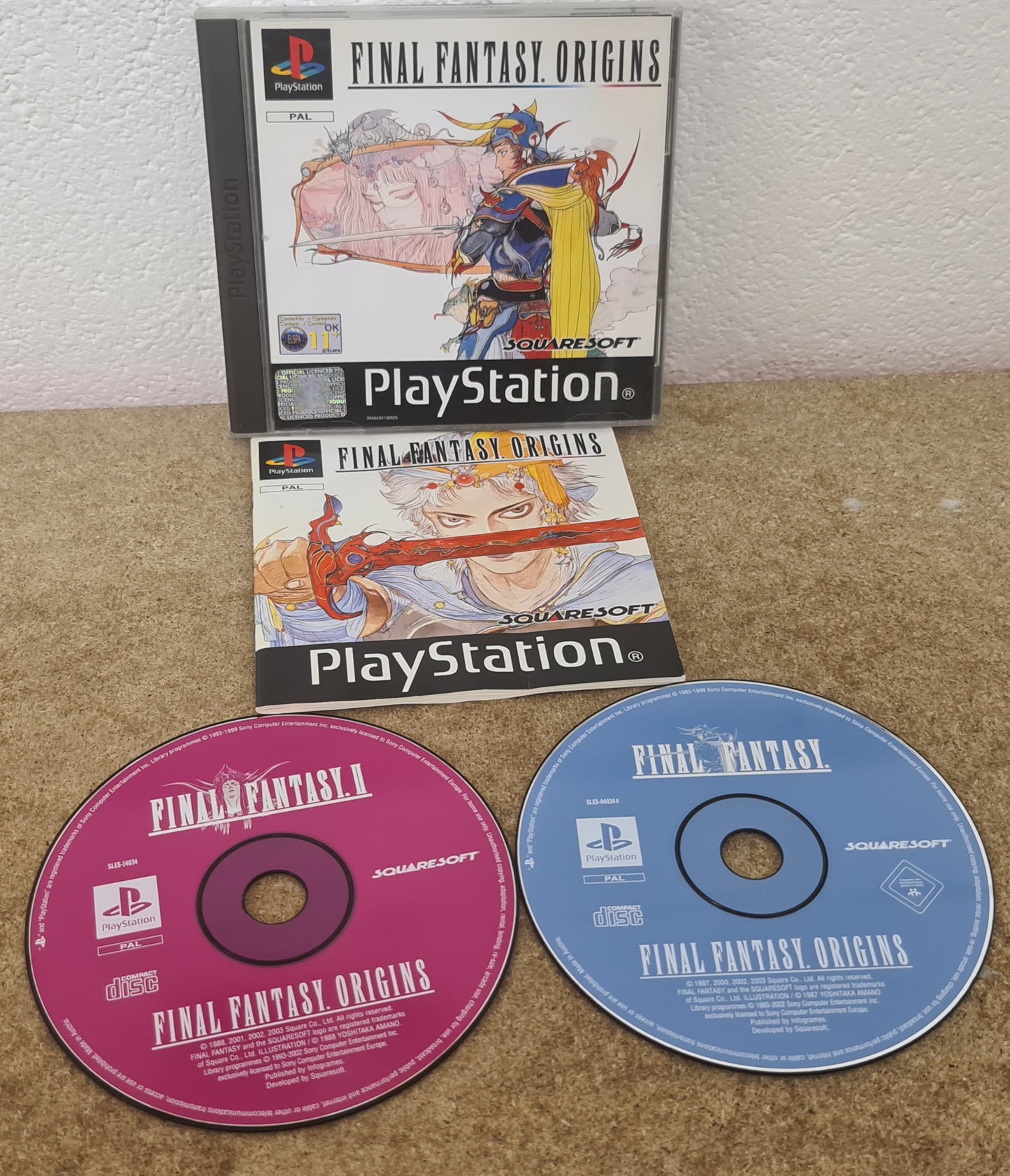 Final Fantasy Origins Sony Playstation 1 (PS1) Game