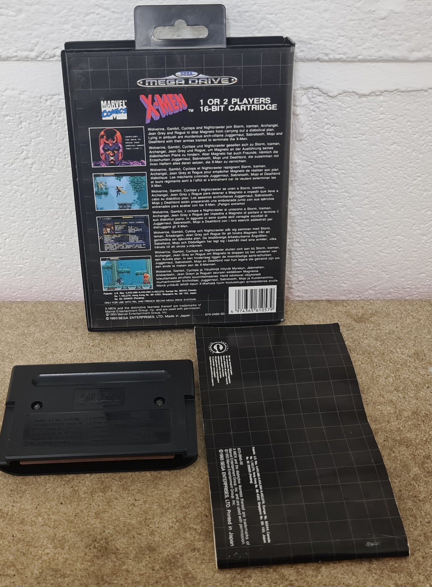 X-Men Sega Mega Drive Game