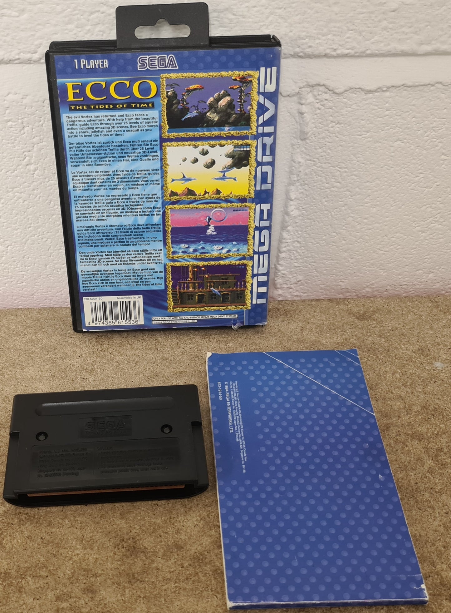 Ecco the Tides of Time Sega Mega Drive Game