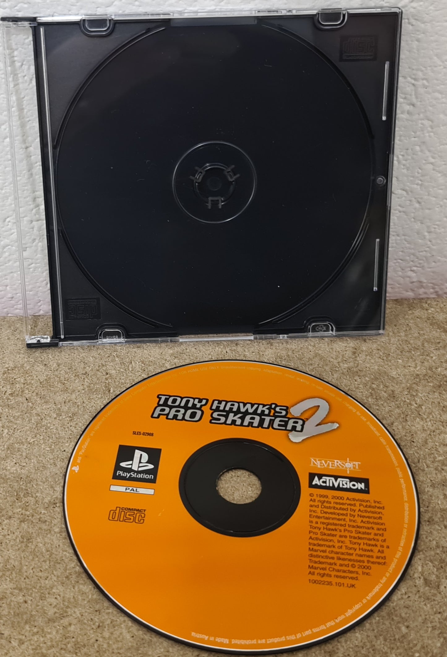Tony Hawk's Pro Skater 2 Sony Playstation 1 (PS1) Game Disc Only