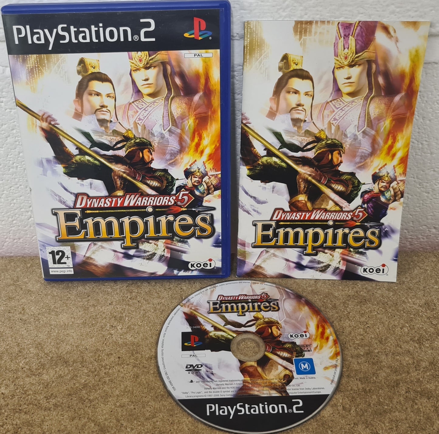 Dynasty Warriors 5 Empires Sony Playstation 2 (PS2) Game