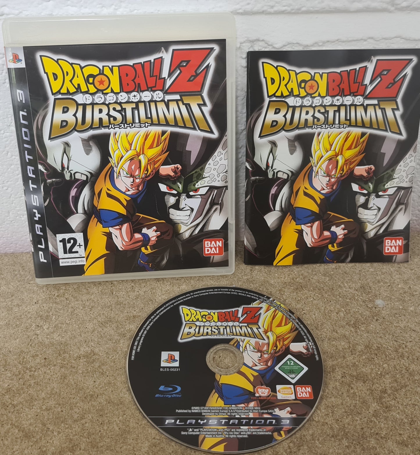 Dragon Ball Burst Limit Sony Playstation 3 (PS3) Game