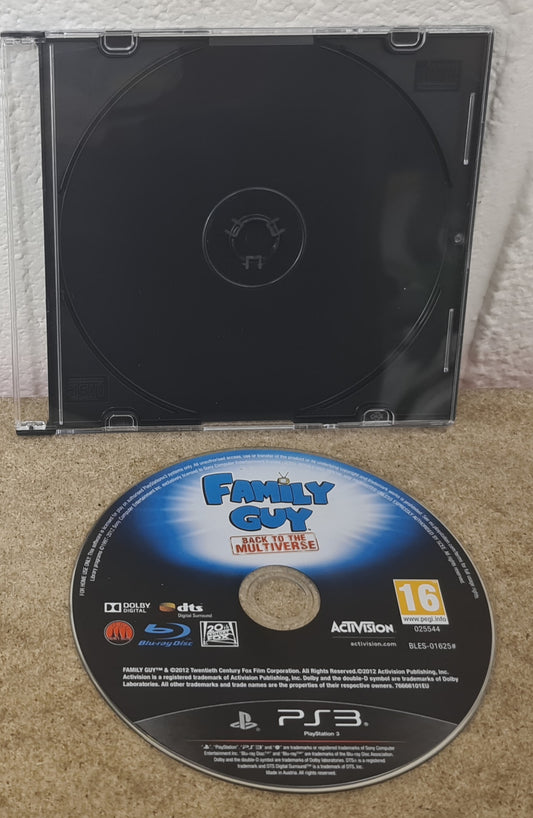 Family Guy Back to the Multiverse Sony Playstation 3 (PS3) Game Disc Only